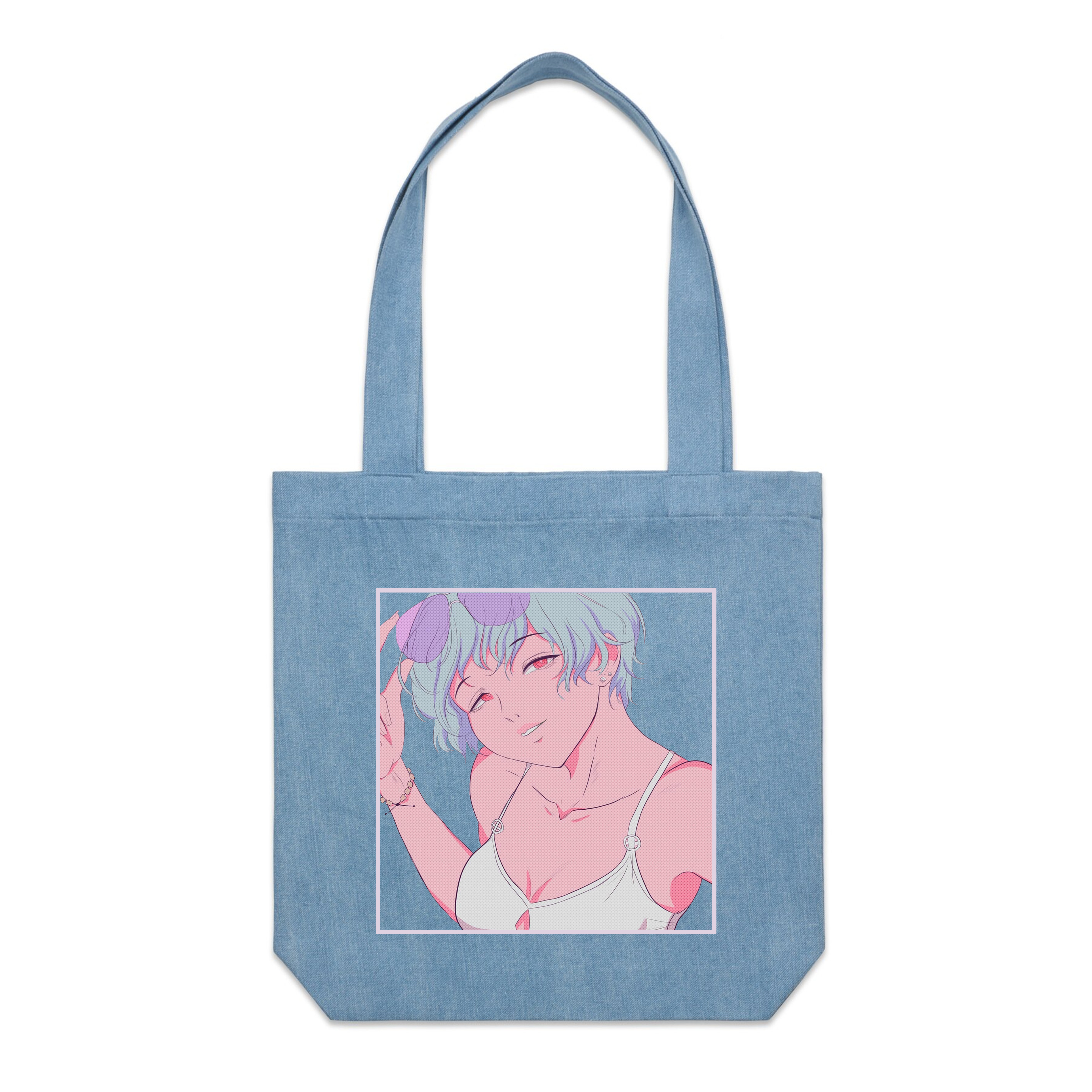 Summer Anime Girl Tote Bag